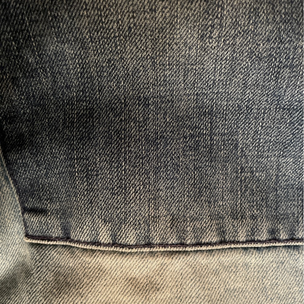 Marc Jacobs RARE big jeans DOUBLE TROUBLE denim sz 27 oversized selvege 32 waist - Picture 12 of 12